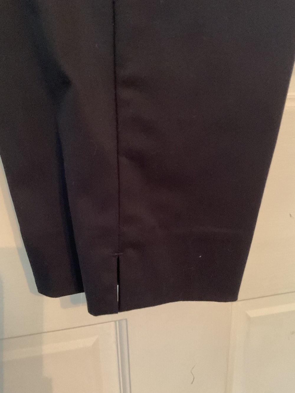 Ann Taylor Cotton Crop Pant Navy Size 8 Curvy Fit NWT - Picture 8 of 9